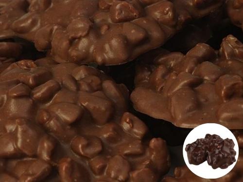 Dark Chocolate Caramel Pecan Clusters 1lb 